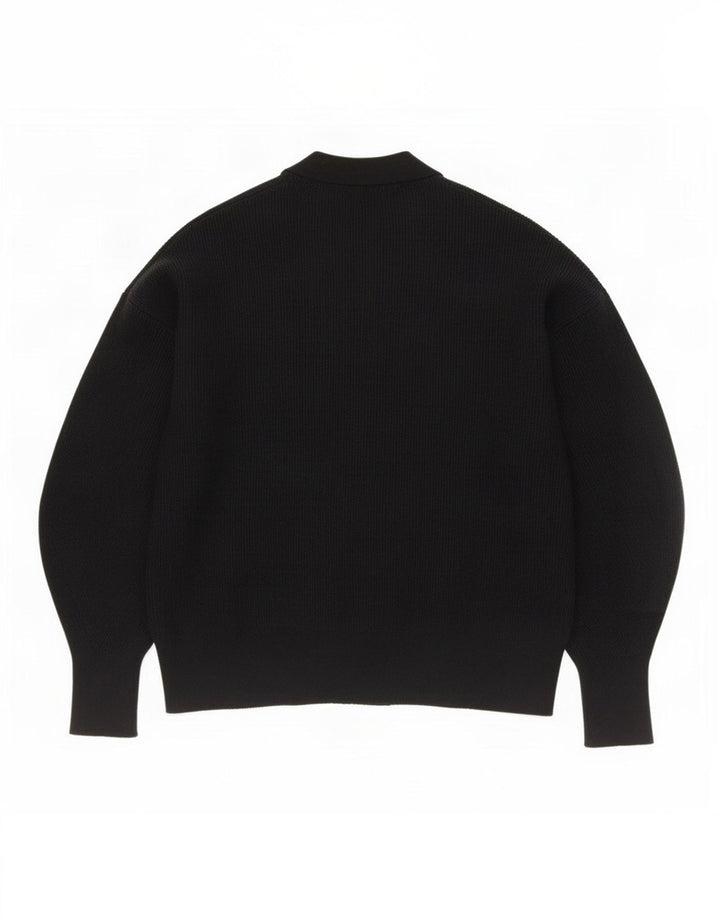 Zara Cardigan Femme Pull UK 14 Medium Noir