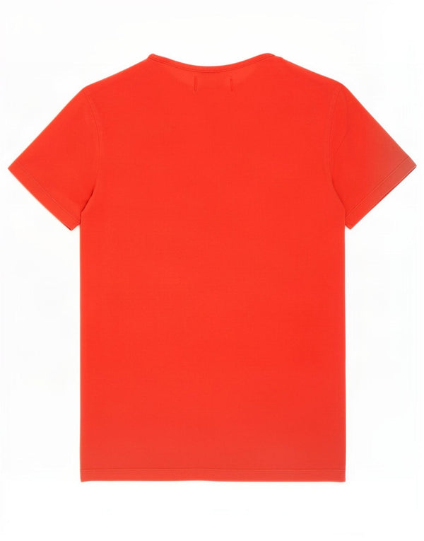 Adidas T-shirt graphique pour femme UK 8 Small Rouge Coton