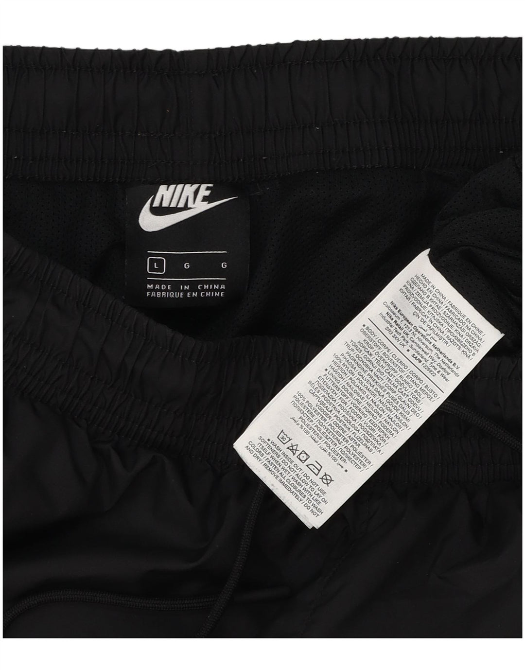 Nike Pantalon de survêtement pour homme Pantalon de jogging Large Noir Polyester