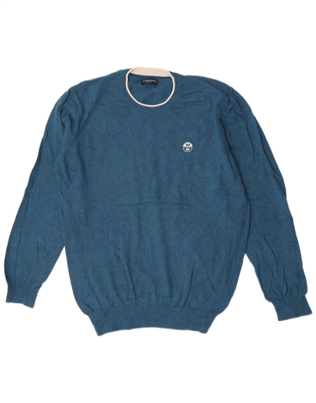 North Sails Pull col rond homme grand bleu polyamide