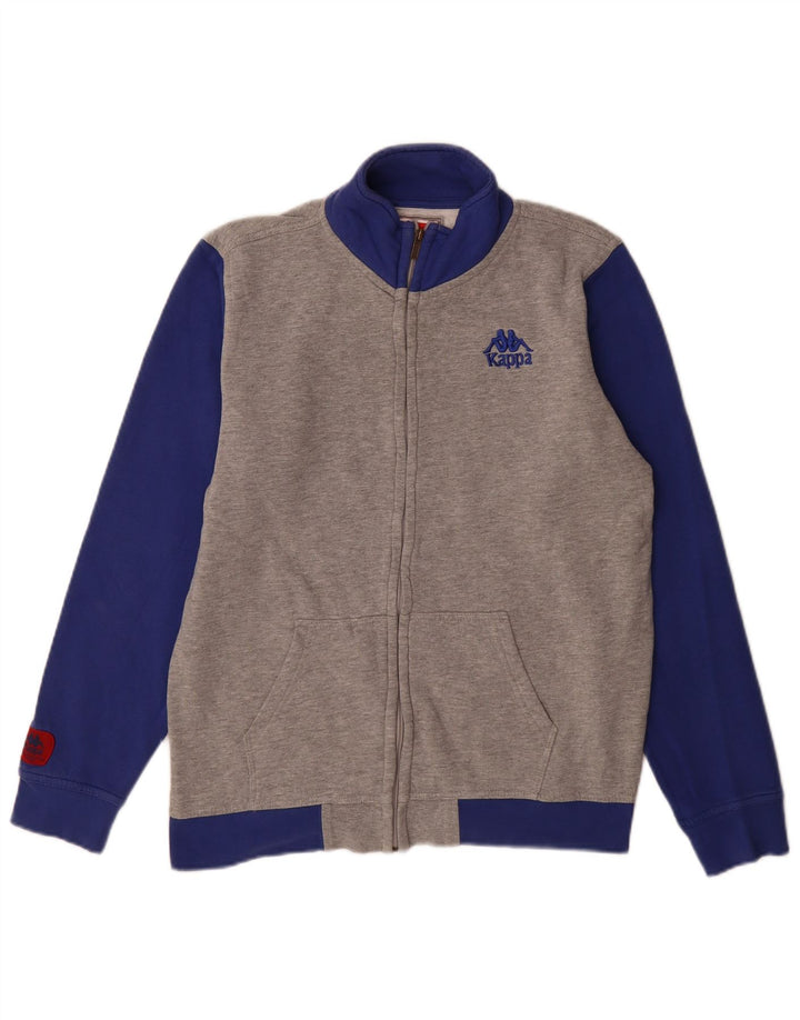 Kappa Veste de Survêtement Homme Gris Moyen Colourblock