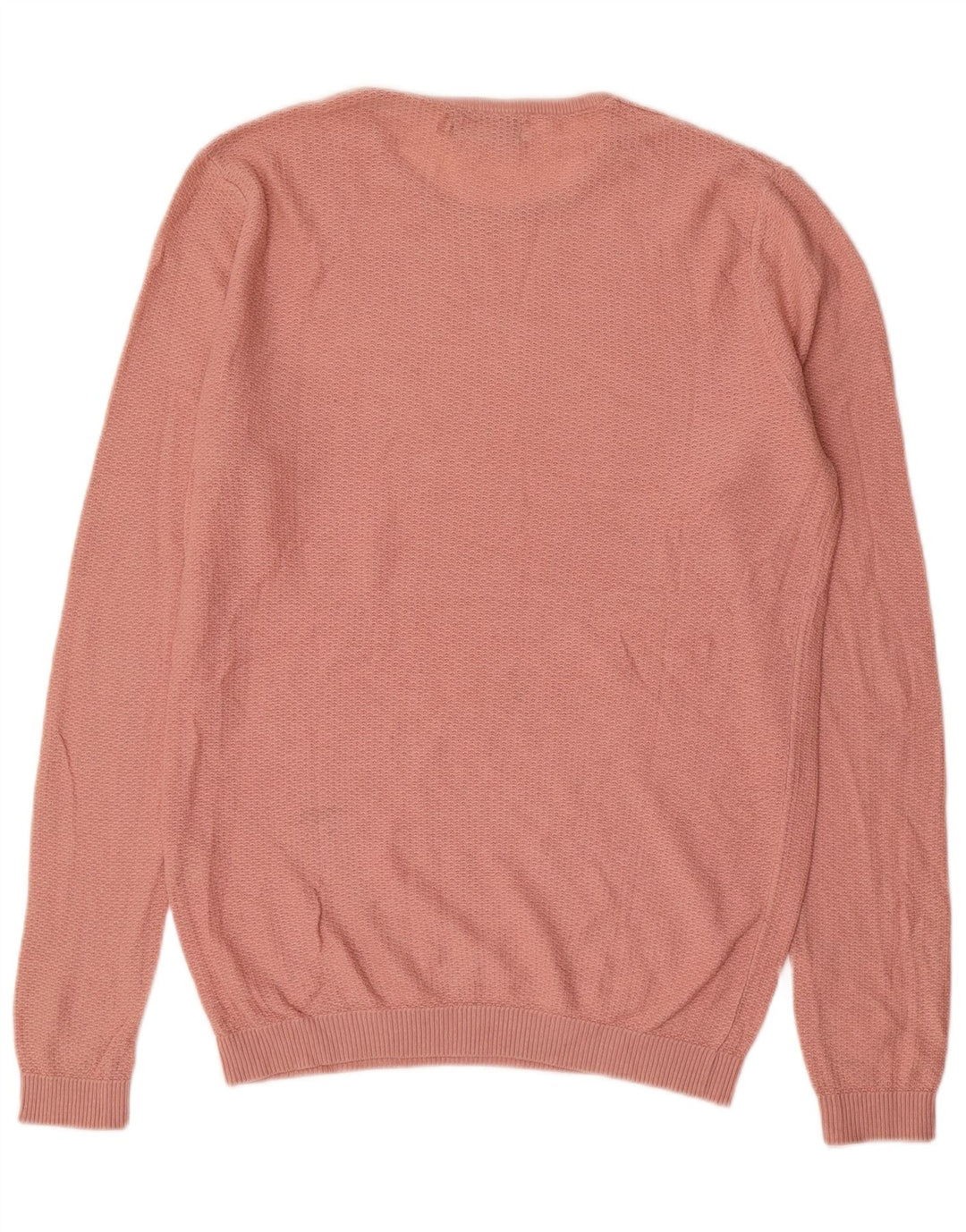Zara Homme Pull Col Ras Du Cou Acrylique Rose Moyen