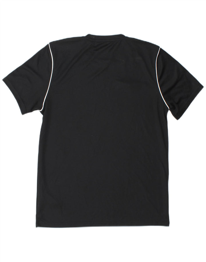Nike Hommes Dri Fit Slim Fit T-Shirt Haut Grand Noir Polyester