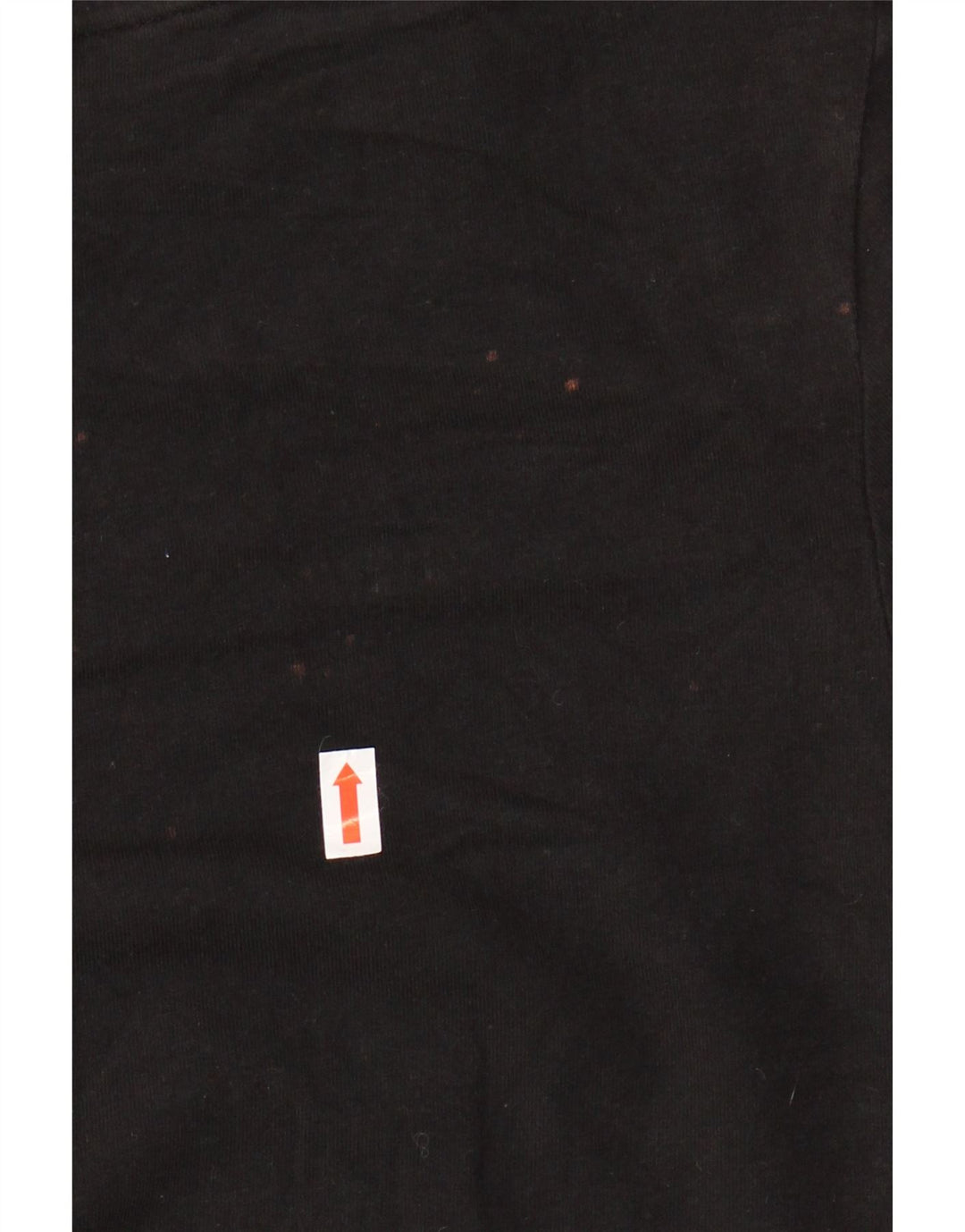 ADIDAS T-shirt pour femme UK 12 en coton noir moyen