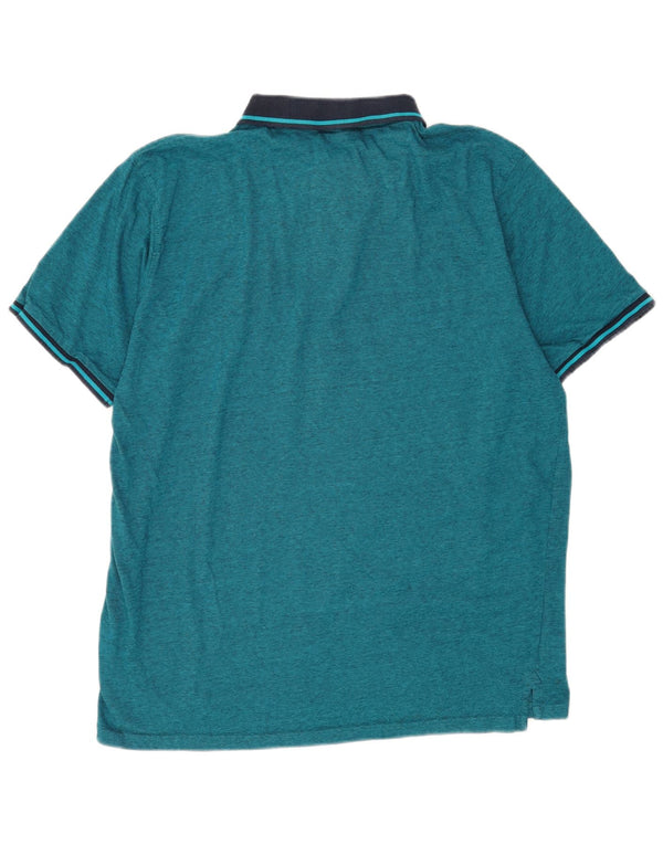 Pierre Cardin Polo coupe classique pour homme 3XL en coton color block bleu