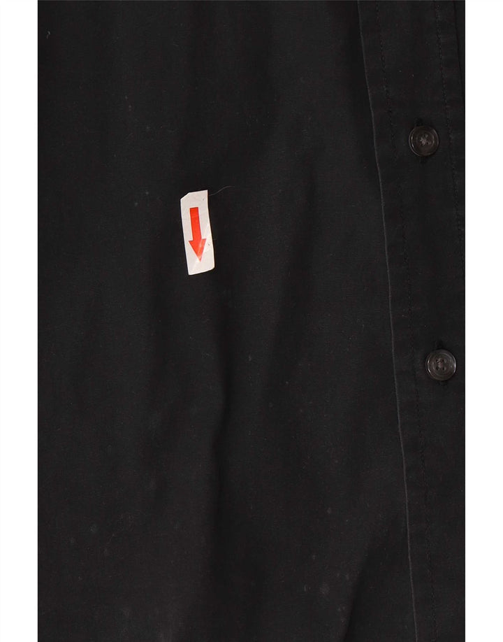 Benetton Chemise Homme Noir Moyen