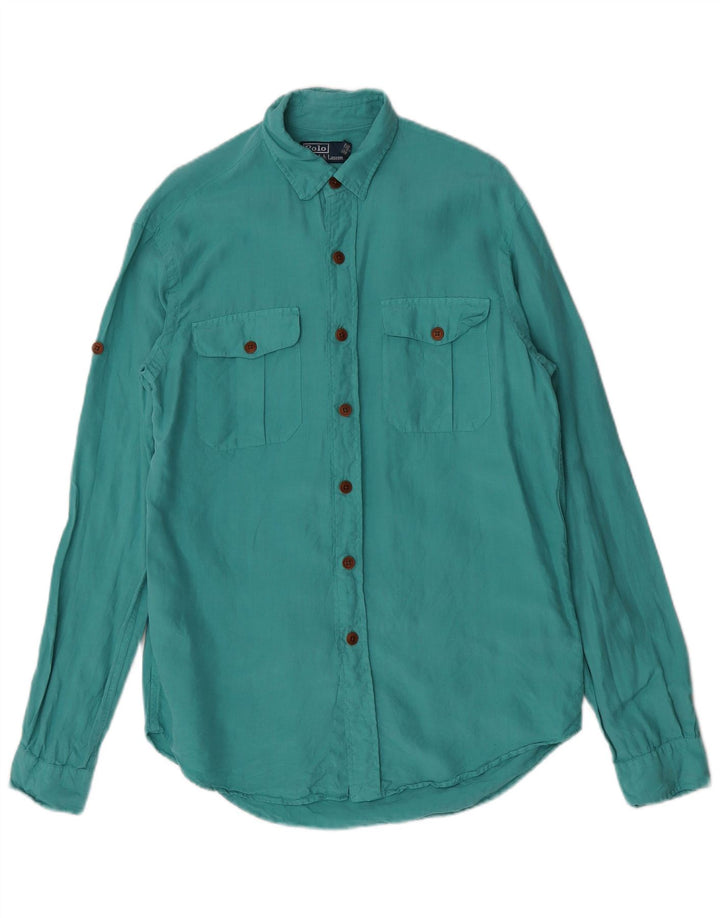 Polo Ralph Lauren Chemise Homme Lin Turquoise Moyen