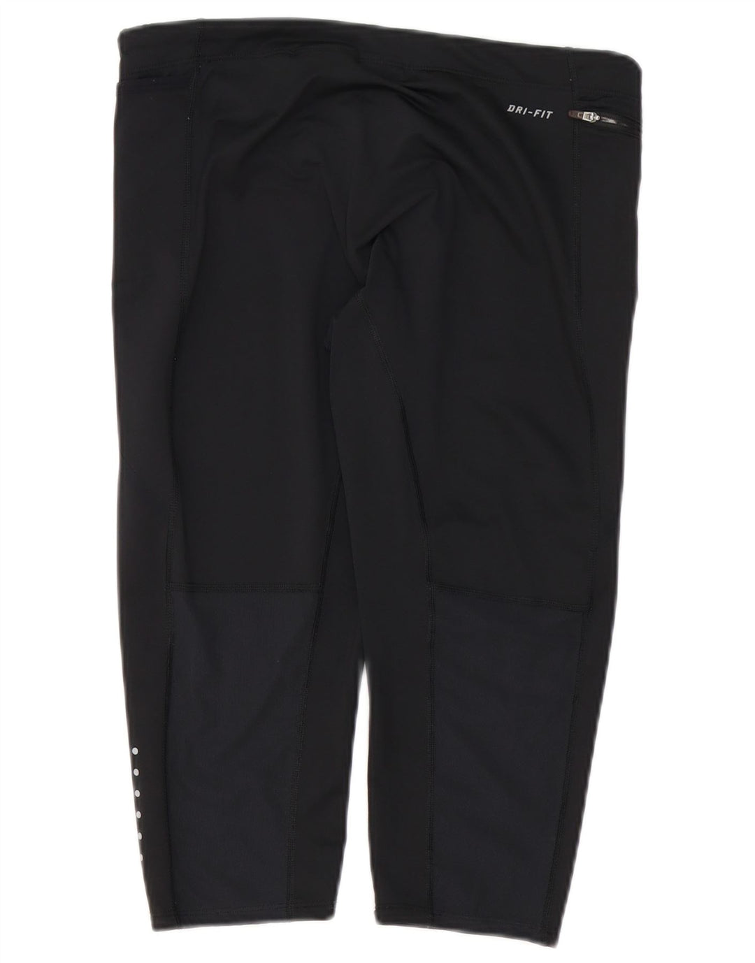 Nike Legging Capri Dri Fit pour femme UK 14 Large Noir Polyester