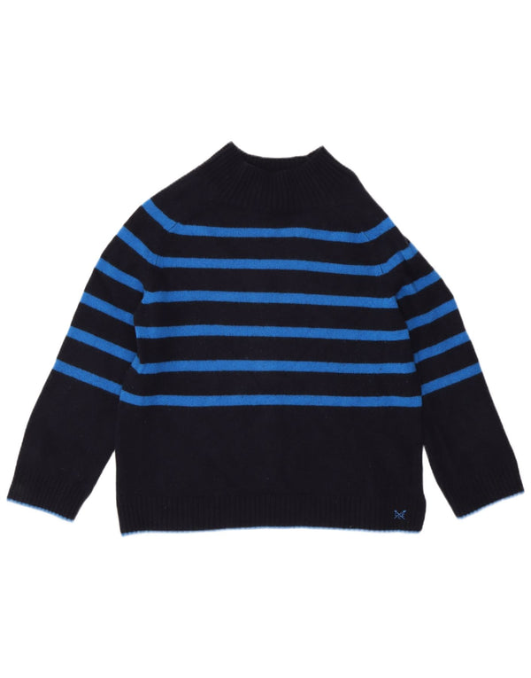 Crew Clothing Pull à col roulé pour femme UK 12 Bleu marine moyen