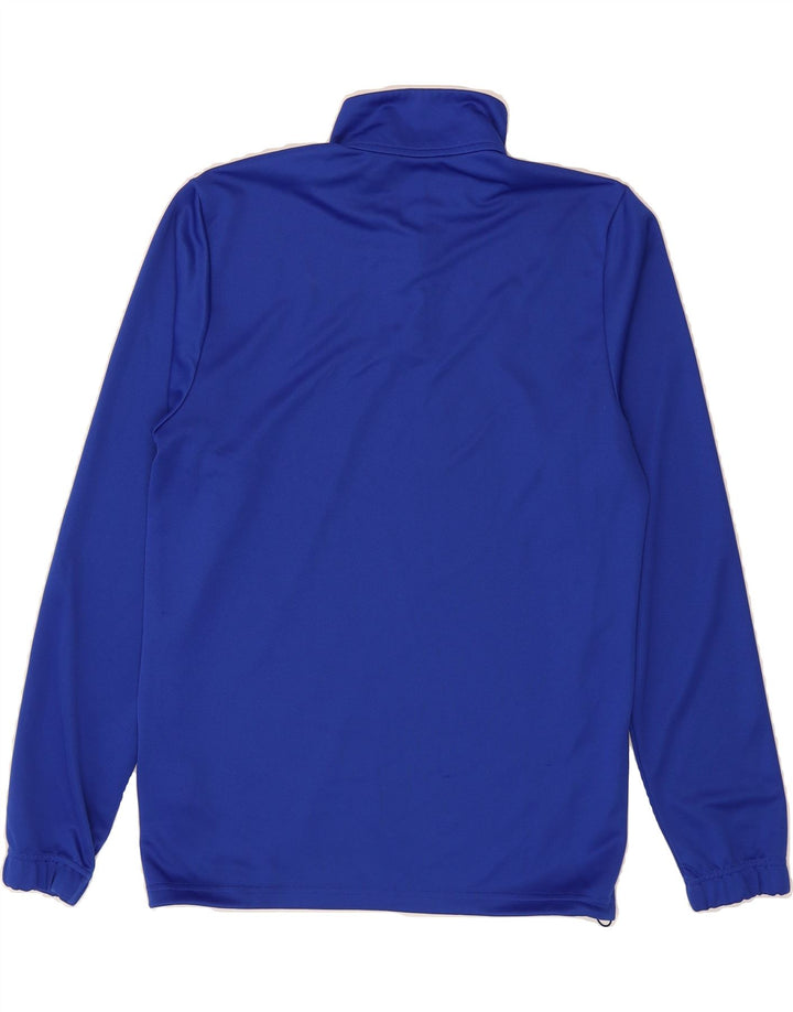 ADIDAS Mens Aeroready Zip Neck Pullover Tracksuit Top Medium Blue Vintage Adidas and Second-Hand Adidas from Messina Hembry 