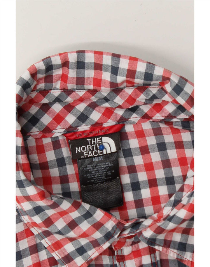 The North Face Chemise à manches courtes pour homme en coton à carreaux rouge moyen