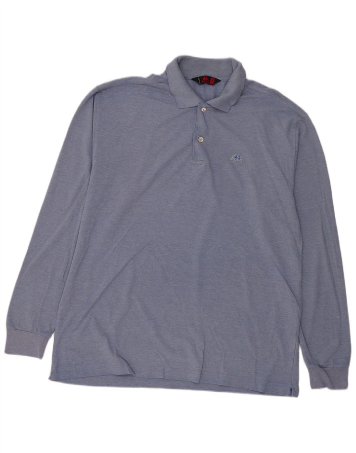 Kappa Polo Homme XL Bleu Coton