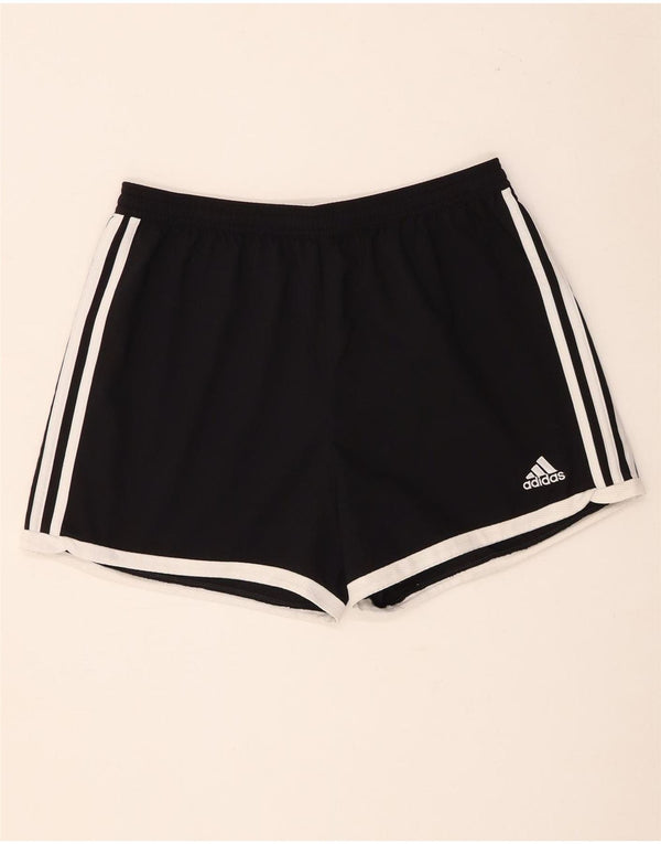 Adidas Femmes Climacool Sport Shorts UK 12/14 Moyen Noir Polyester