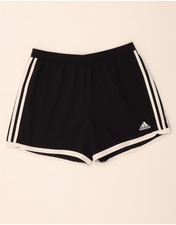 Adidas Femmes Climacool Sport Shorts UK 12/14 Moyen Noir Polyester