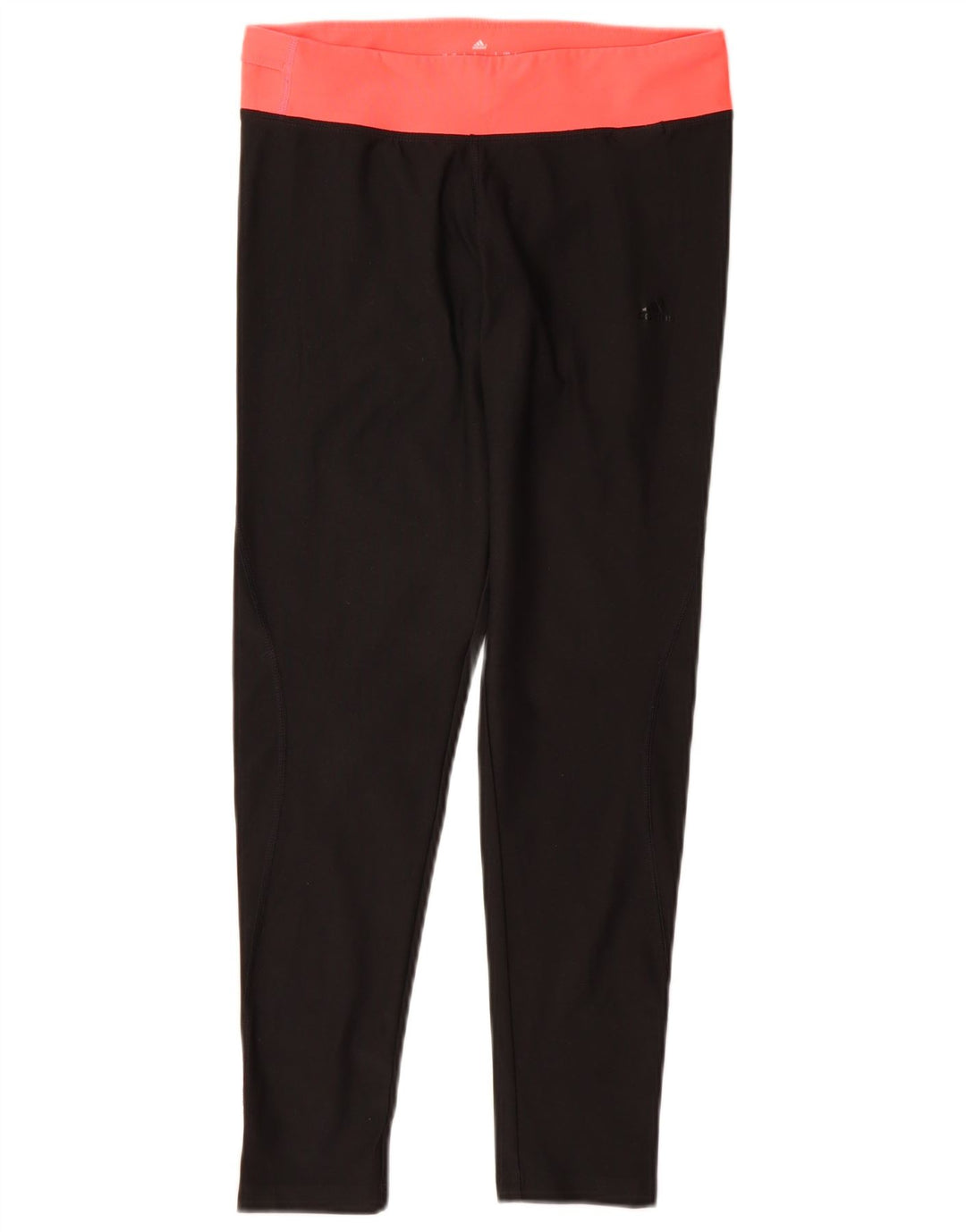 ADIDAS Leggings Climalite pour femme UK 8/10 Petit Noir Colourblock