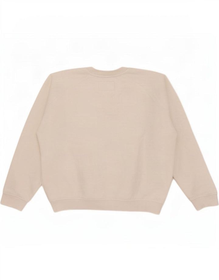 Jack Wills Sweat-shirt pour femme UK 10 Petit coton blanc