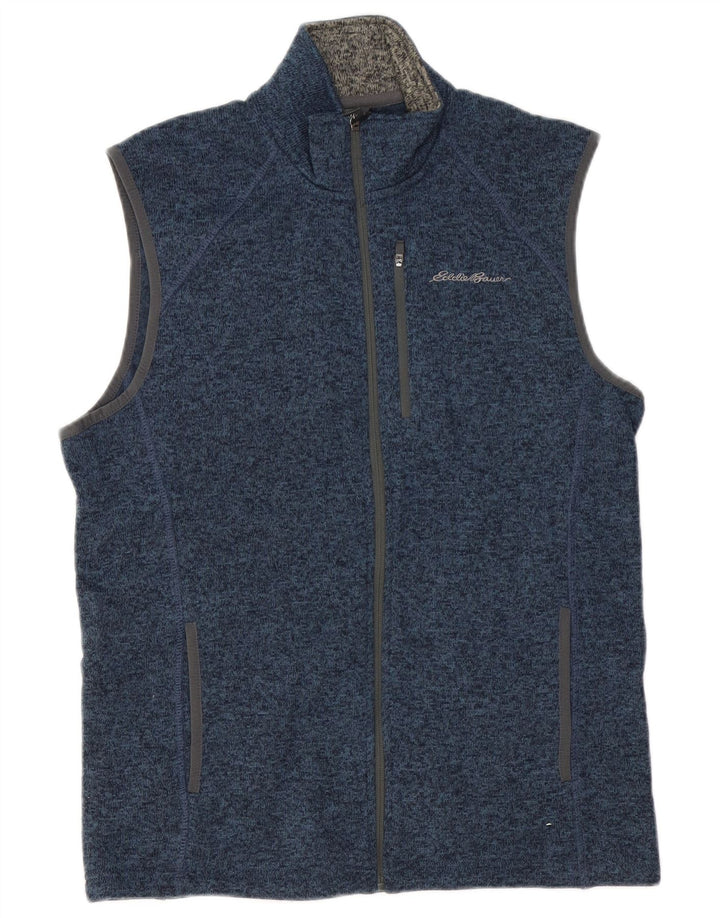 EDDIE BAUER Veste de survêtement sans manches pour homme Bleu moyen moucheté