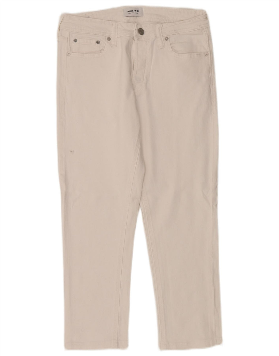 Jack & Jones Jean Slim W30 L26 Homme Blanc Coton
