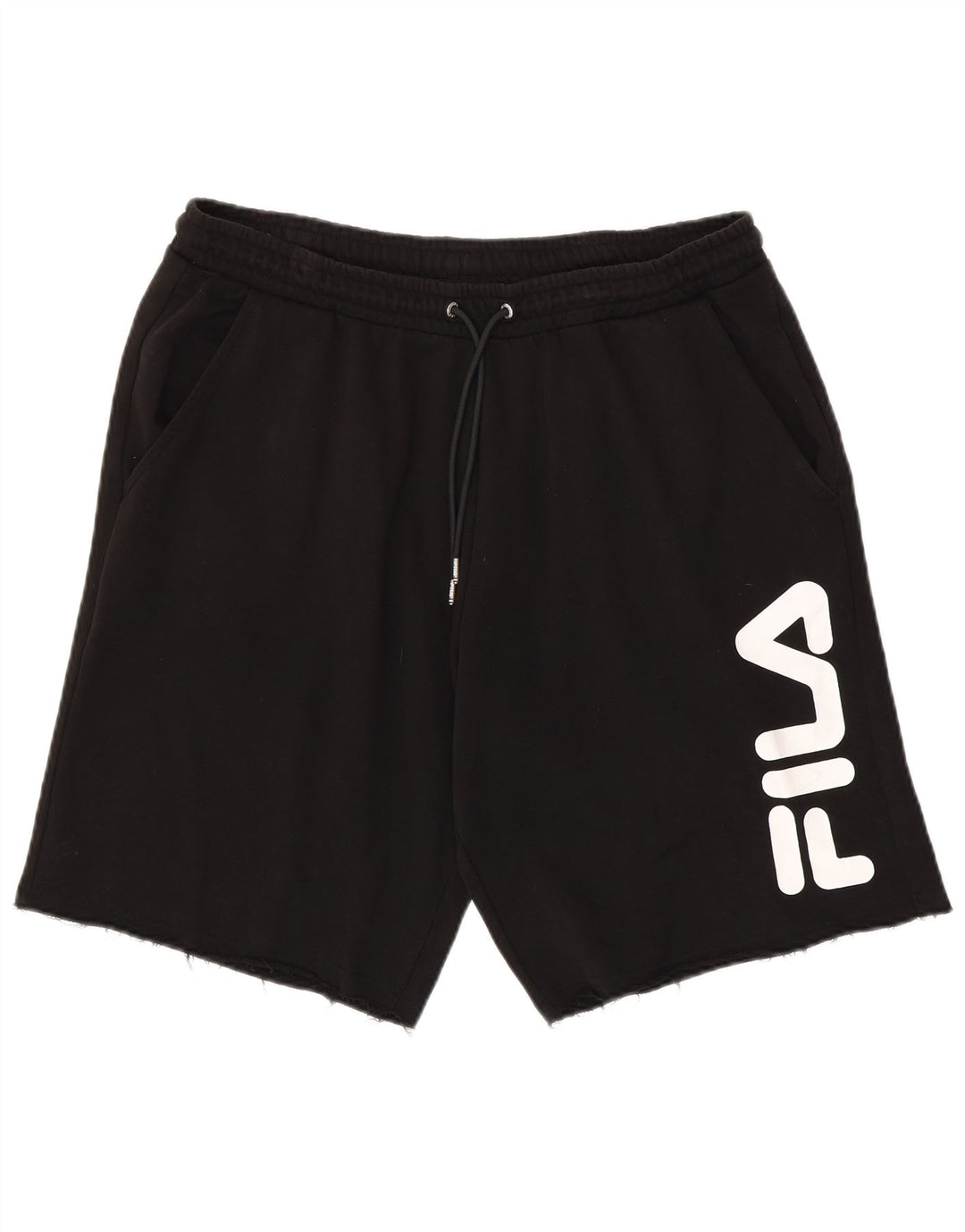 FILA Short de Sport Graphique Homme 2XL Noir