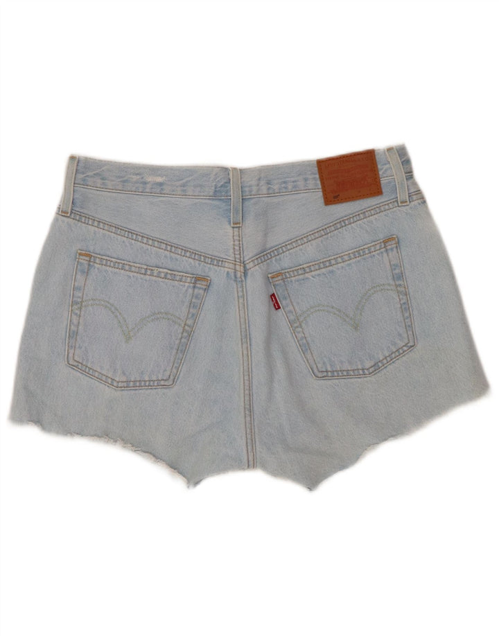 Levi's Short en Jean 501 Femme Medium W30 Bleu