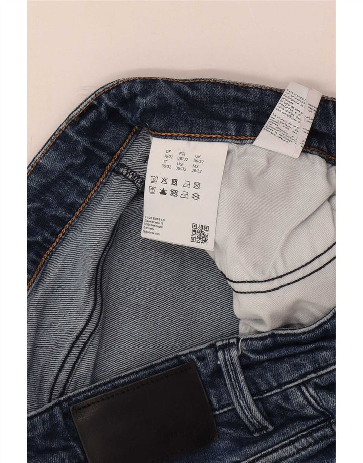 Hugo Boss Jean Slim W36 L32 Bleu Coton Homme