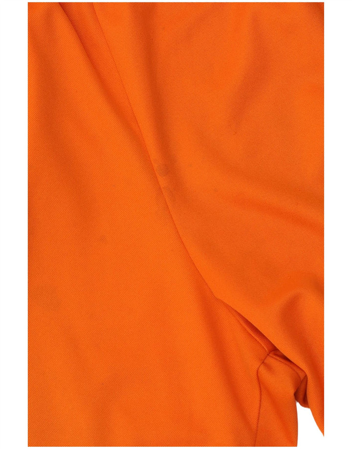 Adidas Short de sport Climalite pour homme, grand, orange, polyester