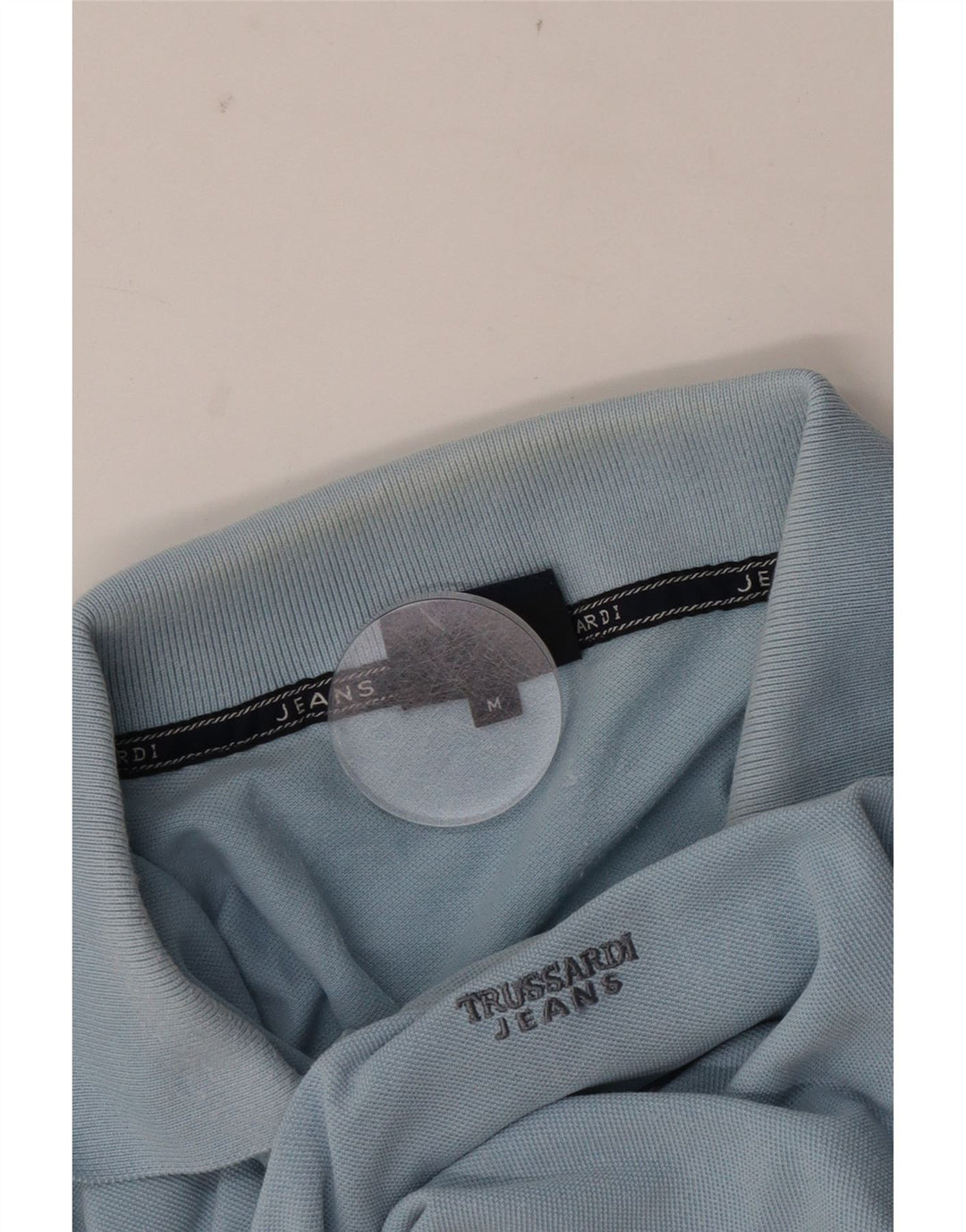 Trussardi Jeans Polo Homme Bleu Moyen