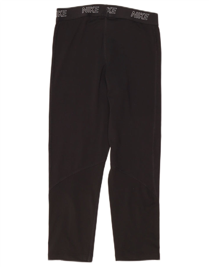 Nike Legging Capri Dri Fit Graphic pour femme UK 12 Noir moyen