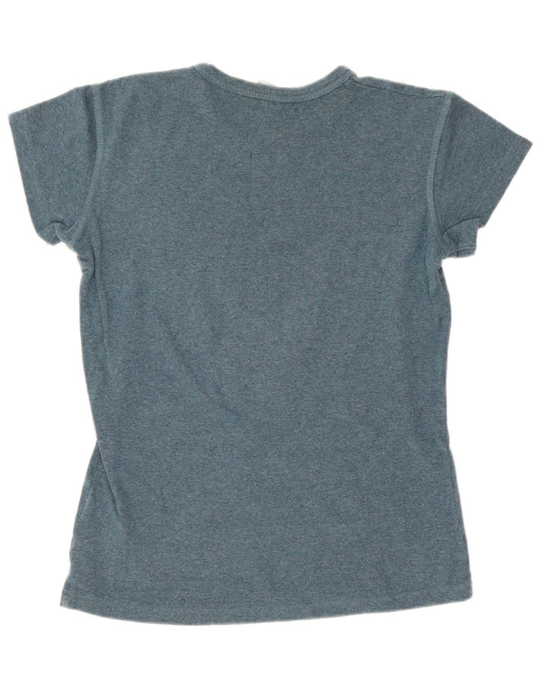 Nike T-Shirt Femme UK 10/12 Bleu Moyen