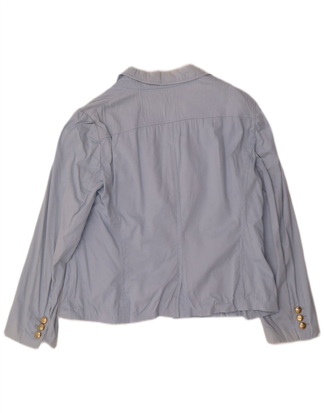 Luisa Spagnoli Veste Blazer 3 Boutons Femme IT 48 XL Bleu Coton