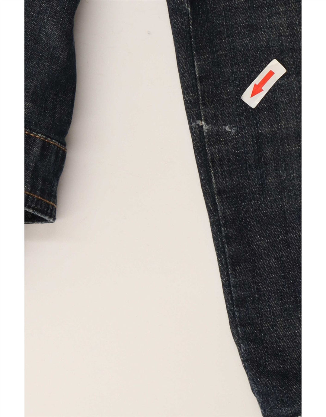 Guess Veste en Jean Femme UK 8 Small Bleu Marine Coton
