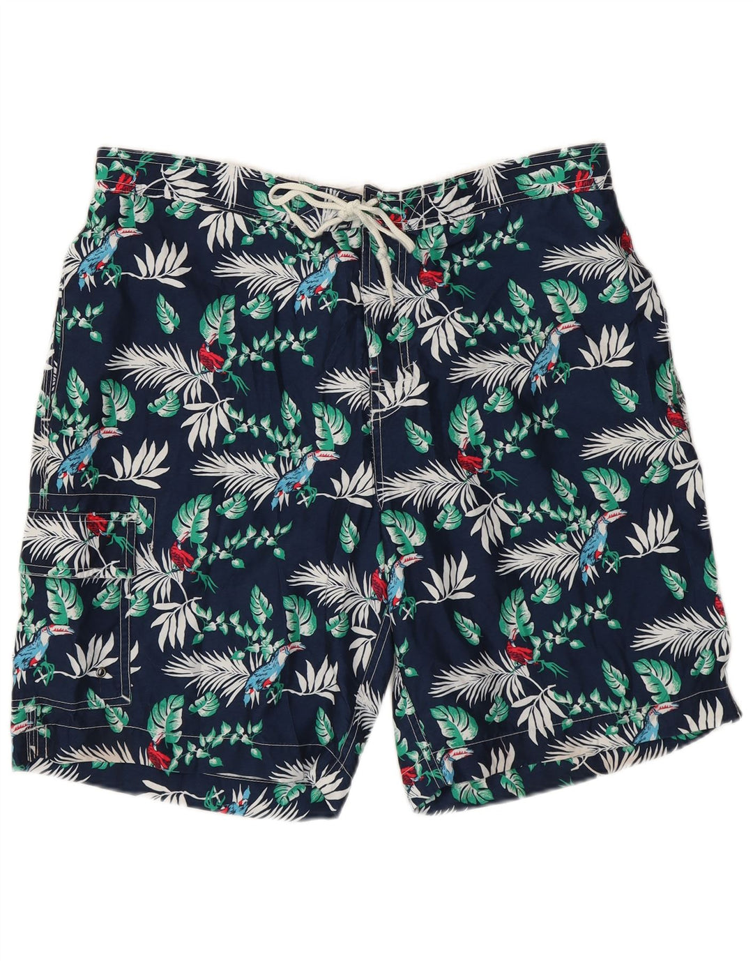CHAPS Mens Swimming Shorts XL  Navy Blue Animal Print