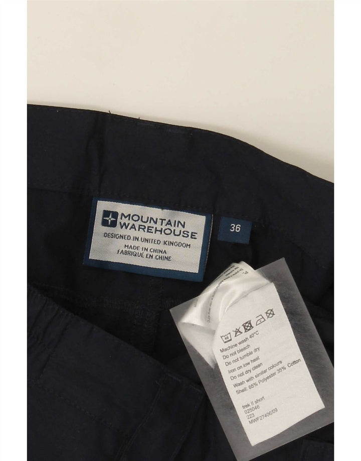 Mountain Warehouse Short cargo pour homme W36 en polyester bleu marine Taille L