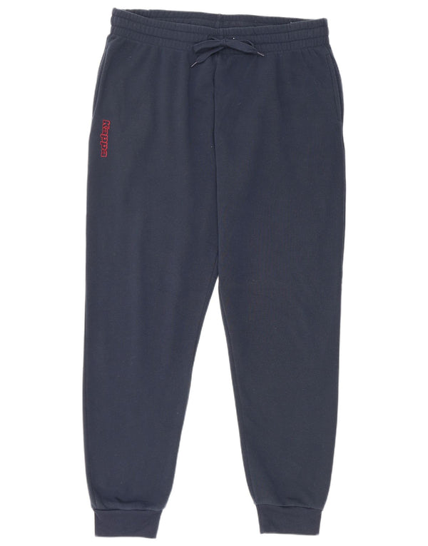 Kappa Pantalon de survêtement pour homme Joggers 2XL Bleu marine Polyester
