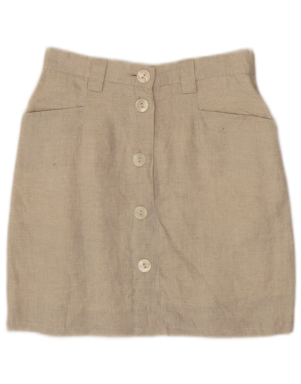 Benetton Jupe Crayon Femme IT 40 Small W26 Lin Beige