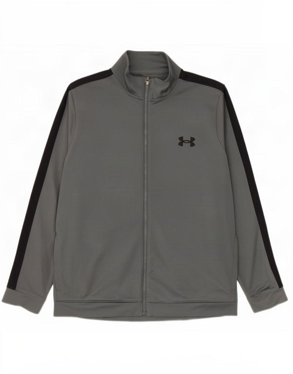 Under Armour Veste de Survêtement Homme XL Gris Colorblock Polyester