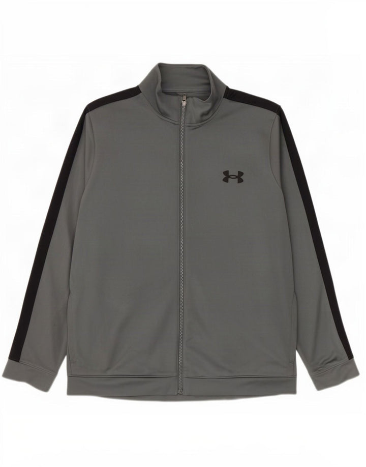 Under Armour Veste de Survêtement Homme XL Gris Colorblock Polyester