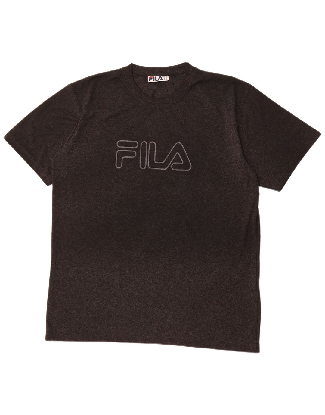 FILA T-Shirt Graphique Homme 2XL Gris Coton