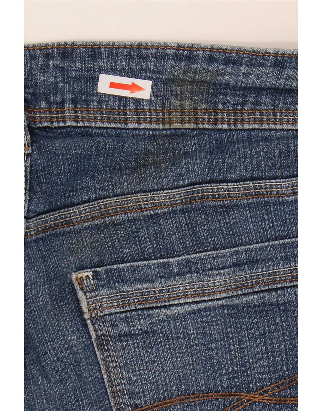 Lee Jeans Bootcut Riders pour femme US 12 Large W33 L27 Bleu Coton