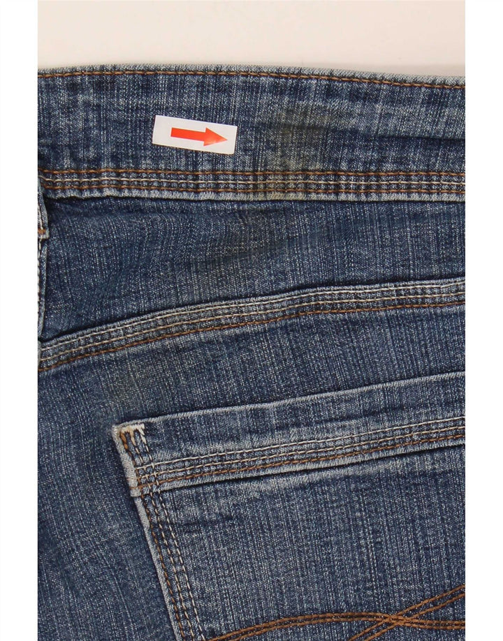 Lee Jeans Bootcut Riders pour femme US 12 Large W33 L27 Bleu Coton