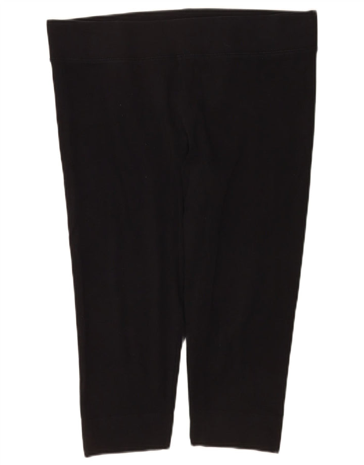 Marks & Spencer Leggings Capri pour femme UK 16 Large Noir Coton