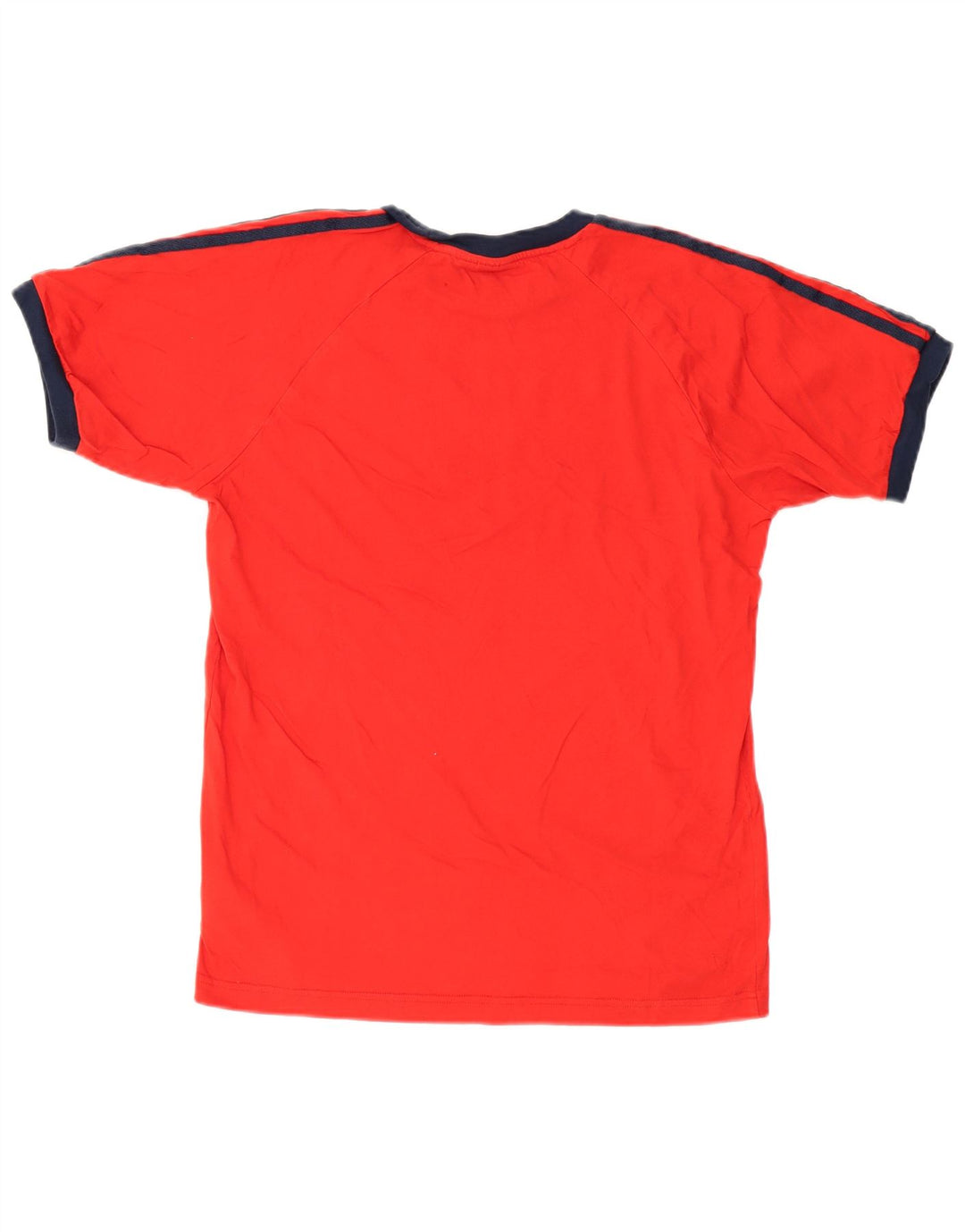 ADIDAS T-Shirt Femme UK 16 Grand Rouge Coton