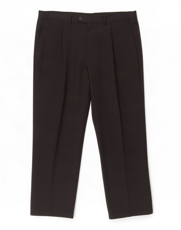Marks & Spencer Pantalon de costume pour homme W38 L31 Noir Polyester