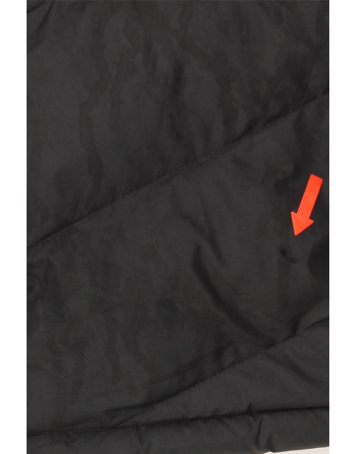 Nike Veste matelassée à capuche pour garçon 12-13 ans Large Noir Polyester