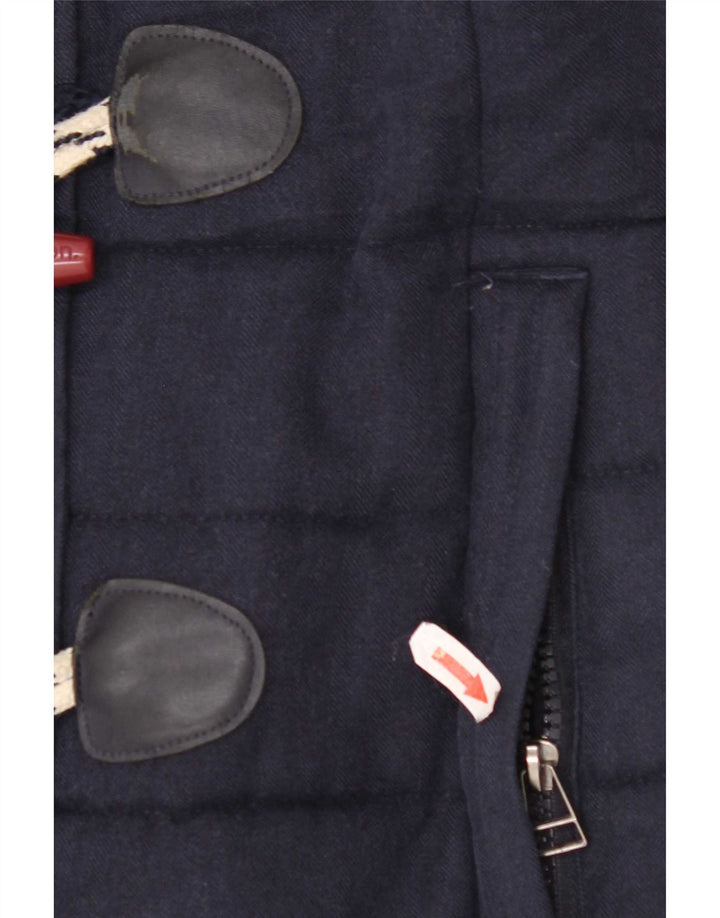 Superdry Veste de sport rembourrée à capuche pour femme UK 12 Bleu marine moyen