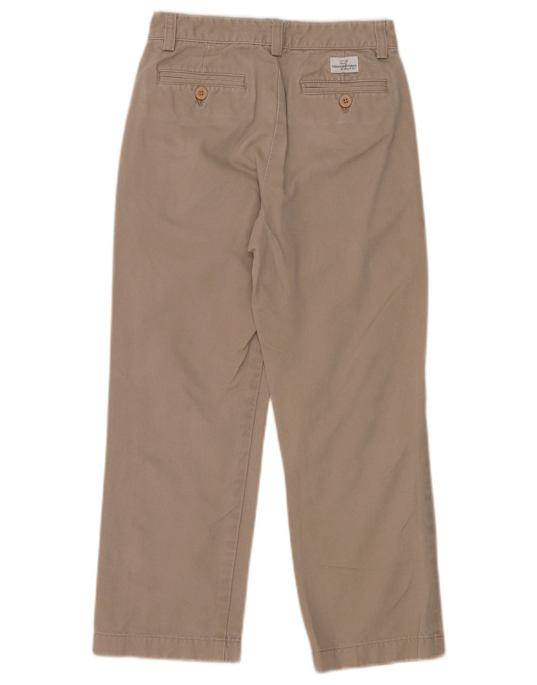 VINEYARD VINES Pantalon Chino Droit Garçon 7-8 ans W24 L22 Coton Beige