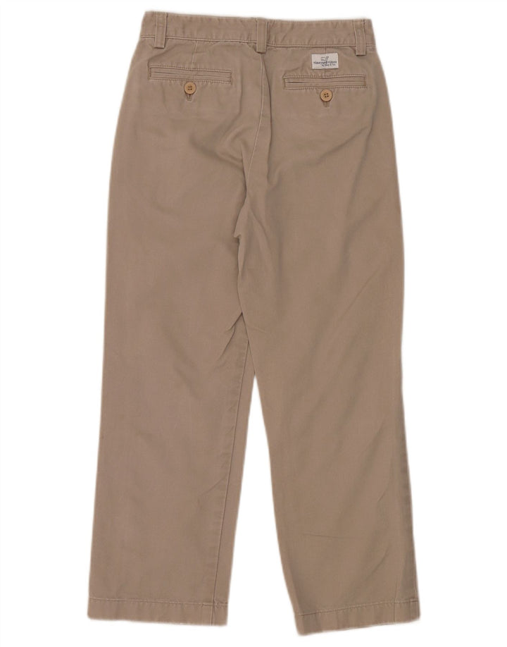 VINEYARD VINES Pantalon Chino Droit Garçon 7-8 ans W24 L22 Coton Beige