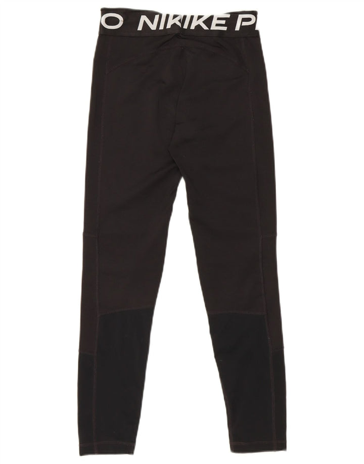 Legging Nike Dri Fit Graphic pour garçon 10-11 ans Noir moyen colour block