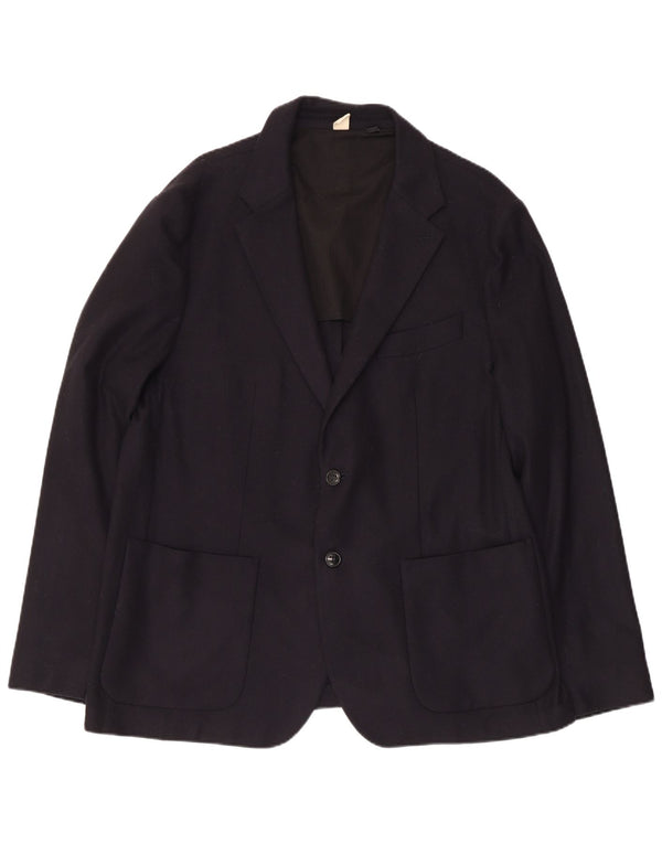 Ted Baker Veste blazer à 2 boutons pour homme Taille 6 2XL Bleu marine