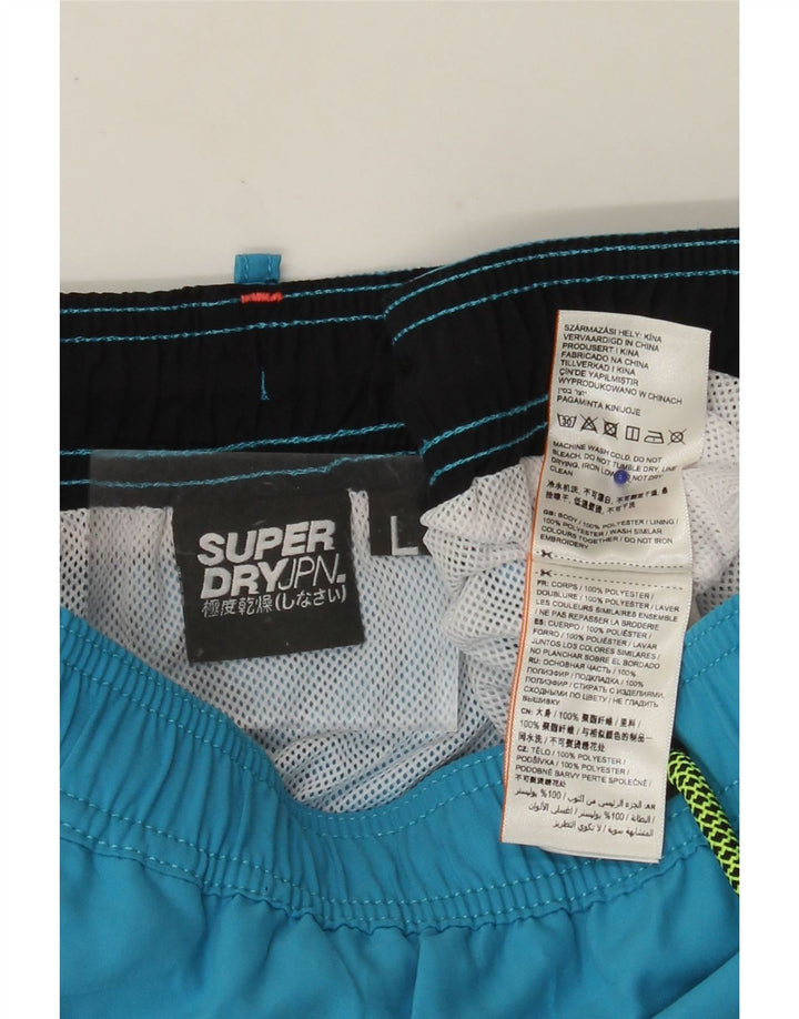 SUPERDRY Short de Bain Homme Grand Bleu Polyester